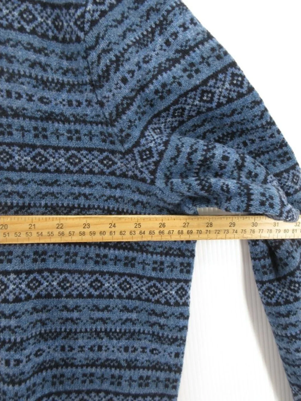 Polo Ralph Lauren Sweater 2XB Big Wool Fair Isle Nordic Ribbed Pony